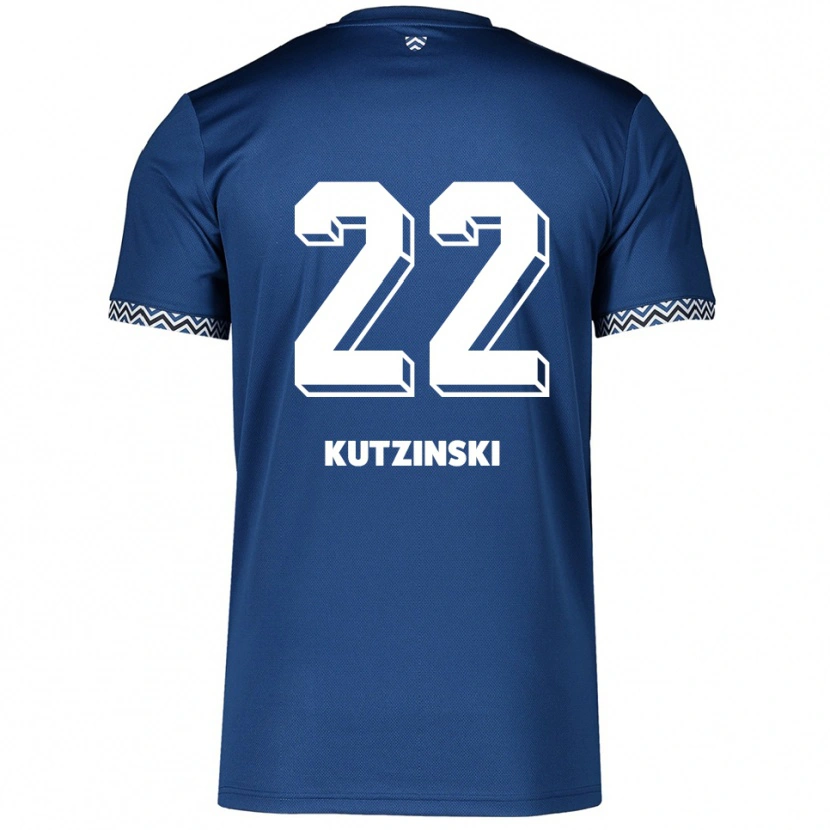 Danxen Men Kira Kutzinski #22 Navy White Home Jersey 2025/26 T-Shirt