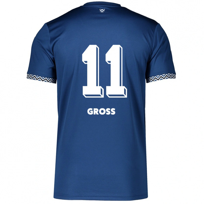 Danxen Men Danny Gross #11 Navy White Home Jersey 2025/26 T-Shirt