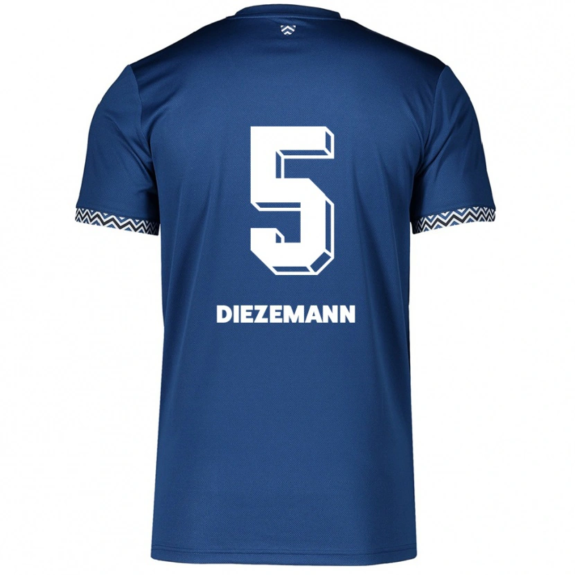 Danxen Men Yoost Diezemann #5 Navy White Home Jersey 2025/26 T-Shirt