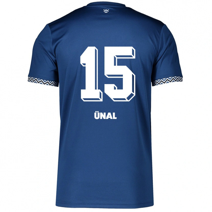 Danxen Men Erkay Ünal #15 Navy White Home Jersey 2025/26 T-Shirt