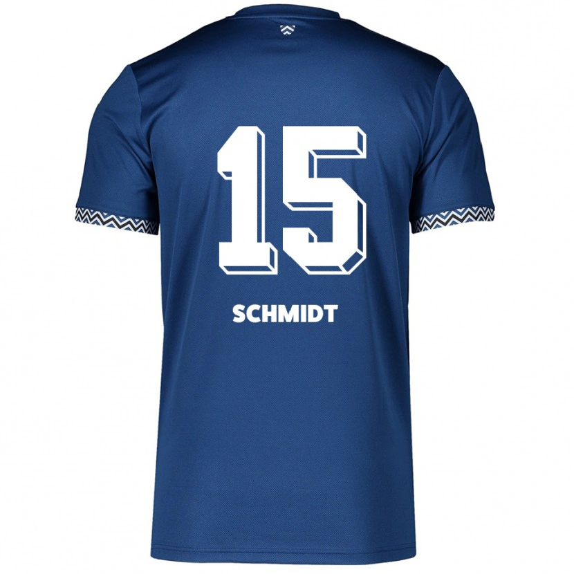 Danxen Men Pia Schmidt #15 Navy White Home Jersey 2025/26 T-Shirt