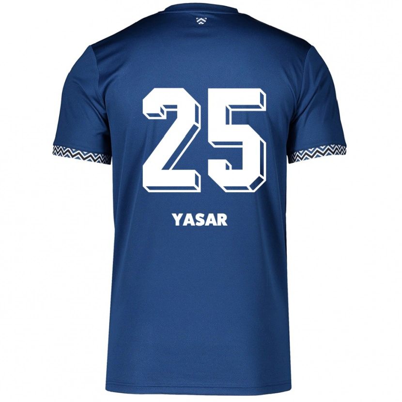 Danxen Men Eyyüb Yasar #25 Navy White Home Jersey 2025/26 T-Shirt