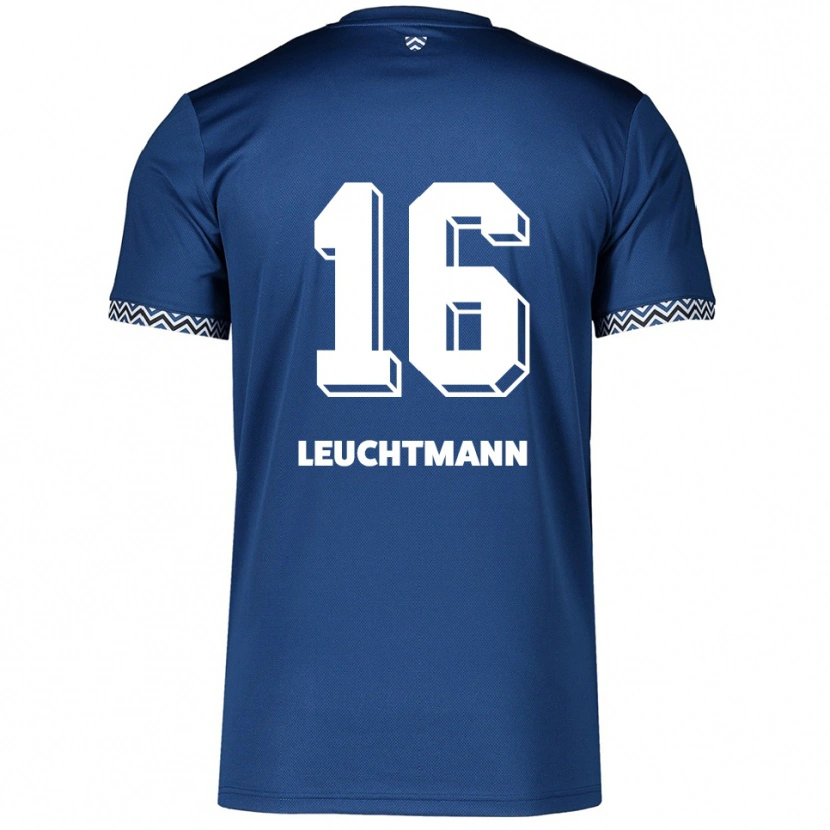 Danxen Men Jana Leuchtmann #16 Navy White Home Jersey 2025/26 T-Shirt