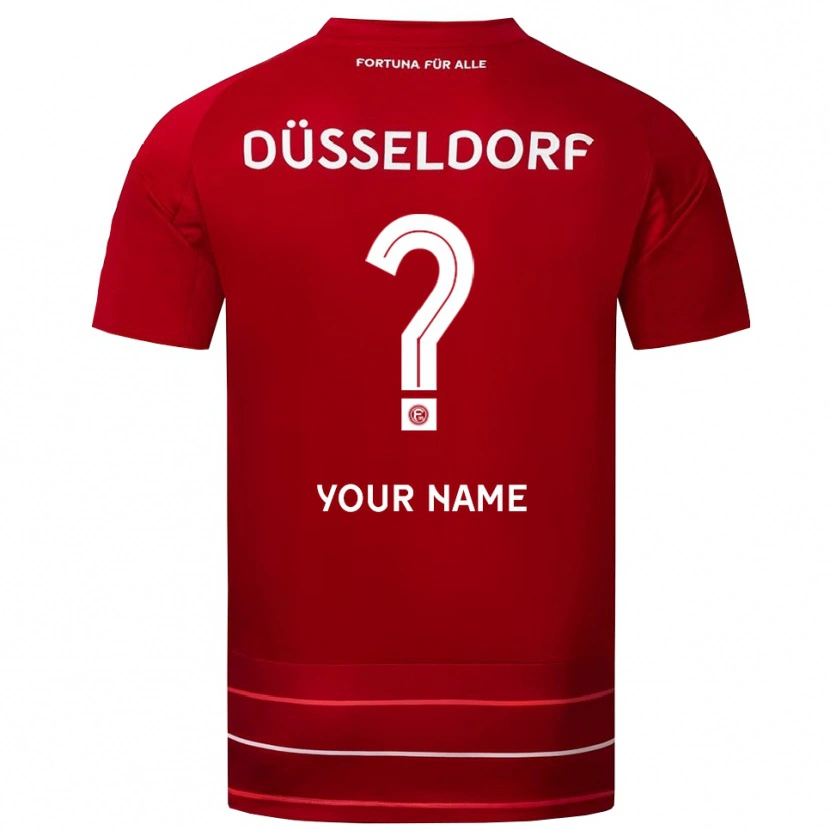 Danxen Men Your Name #0 Red White Home Jersey 2025/26 T-Shirt
