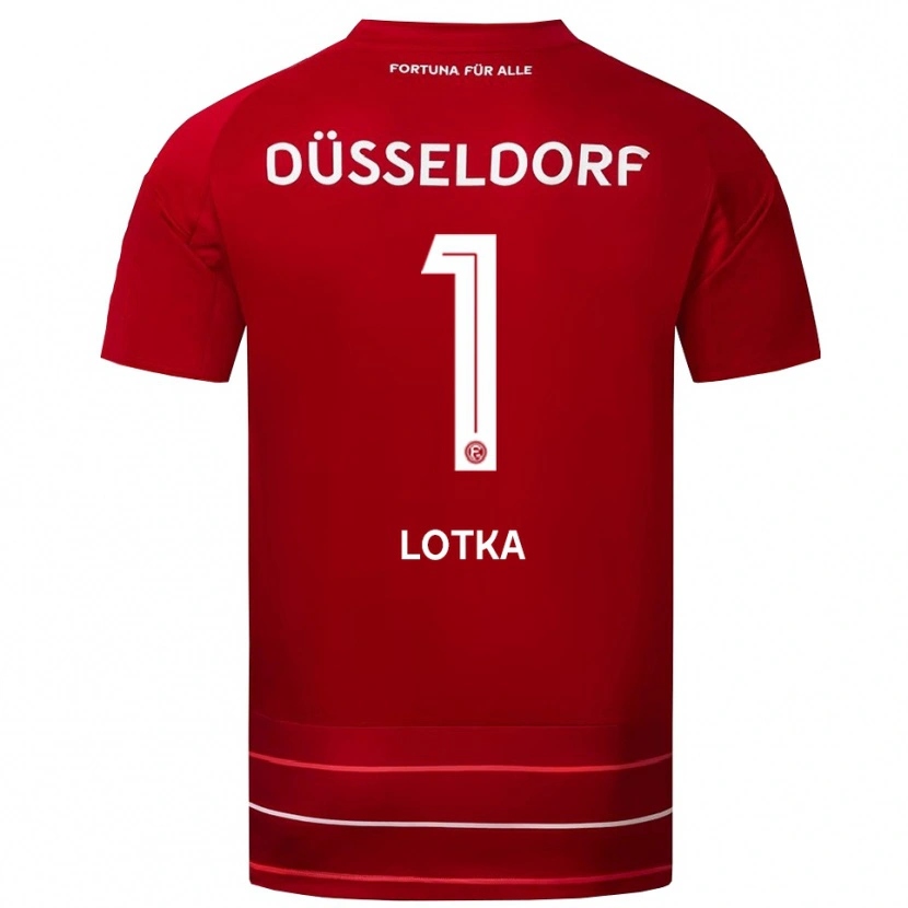 Danxen Men Marcel Lotka #1 Red White Home Jersey 2025/26 T-Shirt