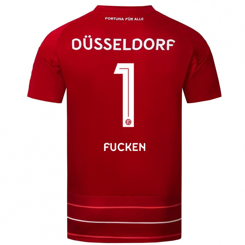 Danxen Men Kilian Fucken #1 Red White Home Jersey 2025/26 T-Shirt