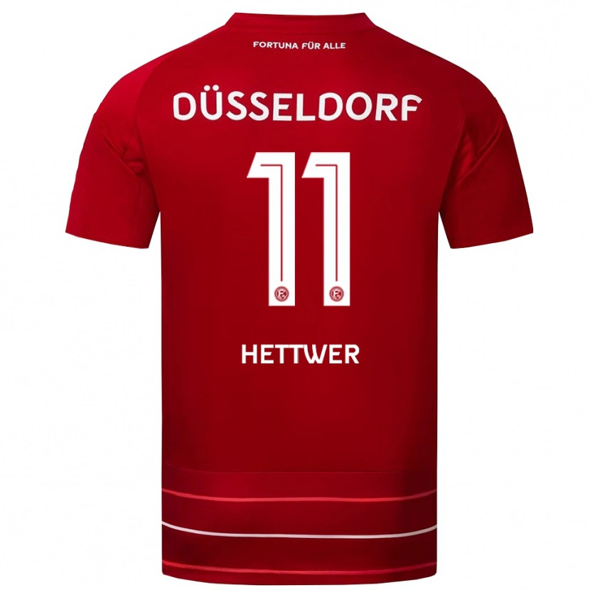Danxen Men Julian Hettwer #11 Red White Home Jersey 2025/26 T-Shirt