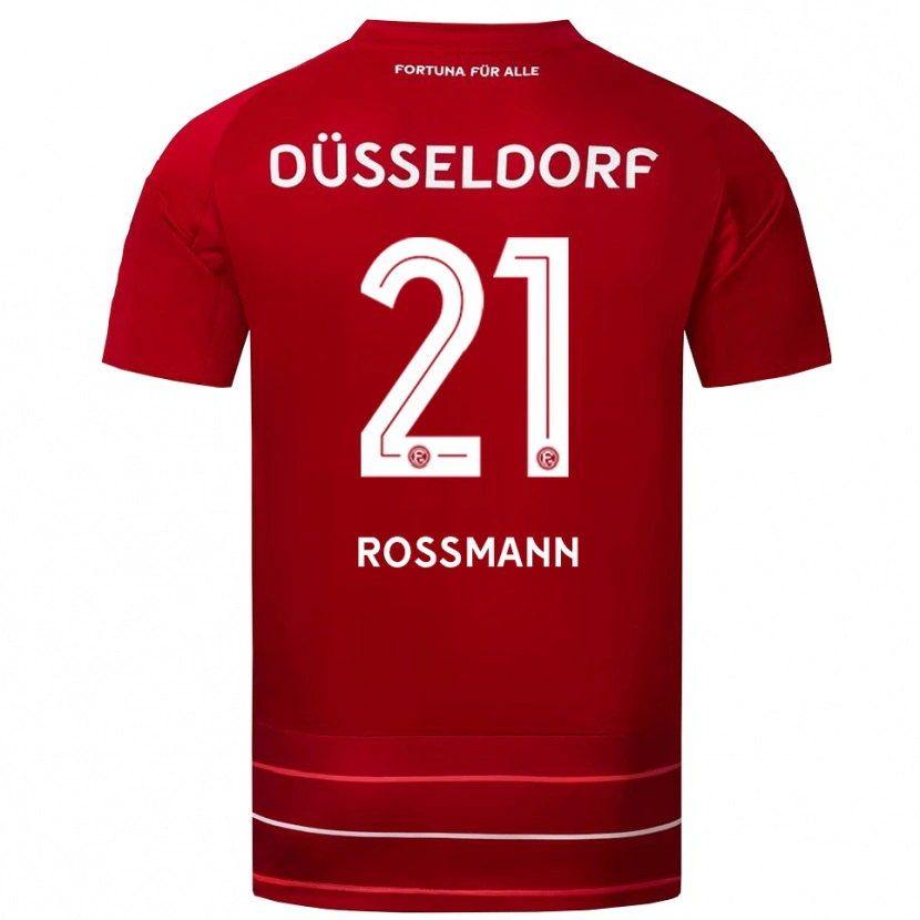 Danxen Men Tim Rossmann #21 Red White Home Jersey 2025/26 T-Shirt