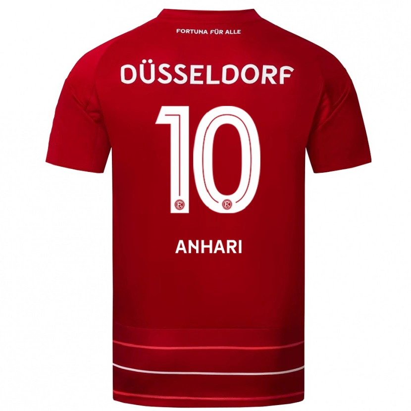 Danxen Men Hamza Anhari #10 Red White Home Jersey 2025/26 T-Shirt