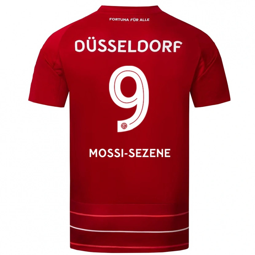 Danxen Men Dadou Mossi-Sezene #9 Red White Home Jersey 2025/26 T-Shirt