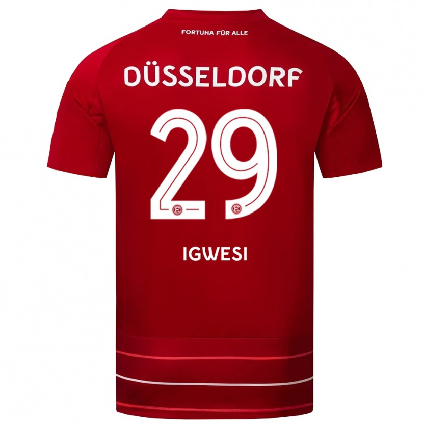 Danxen Men Tyrese Igwesi #29 Red White Home Jersey 2025/26 T-Shirt