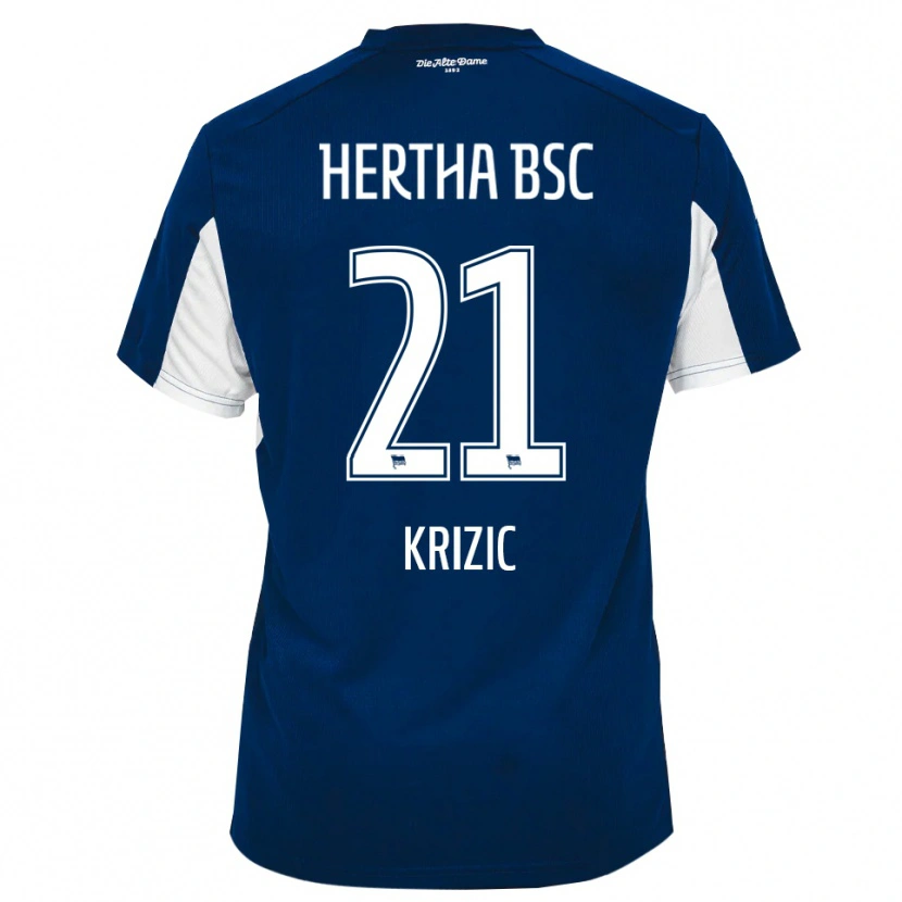 Danxen Men Ivan Krizic #21 White Blue Home Jersey 2025/26 T-Shirt