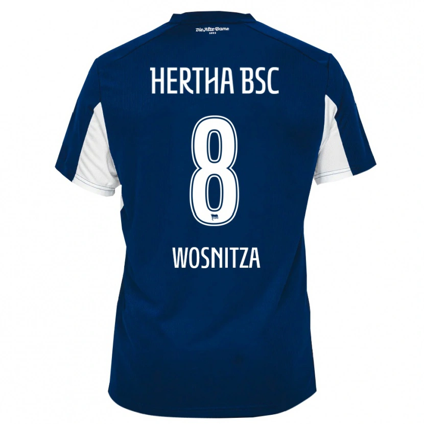 Danxen Men Noah Wosnitza #8 White Blue Home Jersey 2025/26 T-Shirt