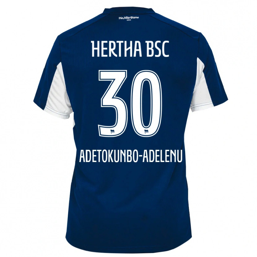 Danxen Men Oluwajimi Adetokunbo-Adelenu #30 White Blue Home Jersey 2025/26 T-Shirt