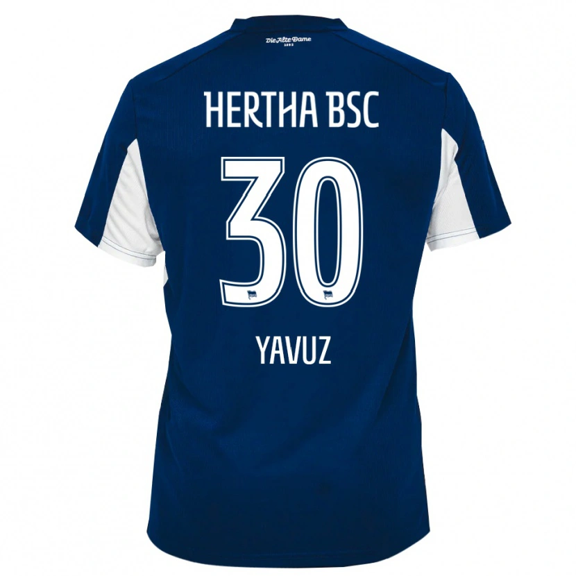 Danxen Men Senanur Yavuz #30 White Blue Home Jersey 2025/26 T-Shirt