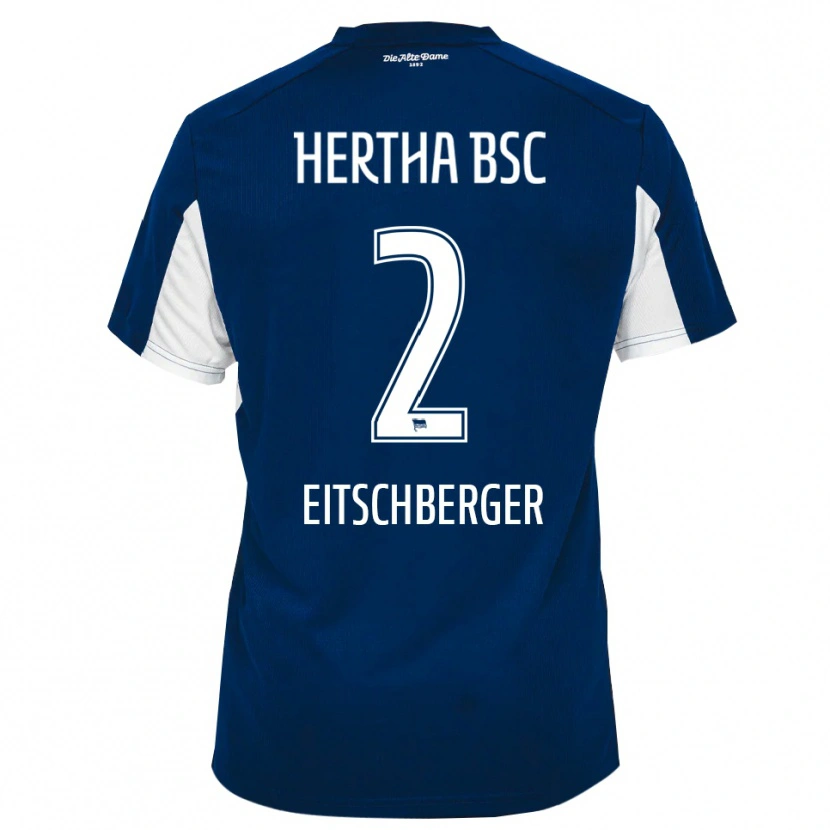 Danxen Men Julian Eitschberger #2 White Blue Home Jersey 2025/26 T-Shirt