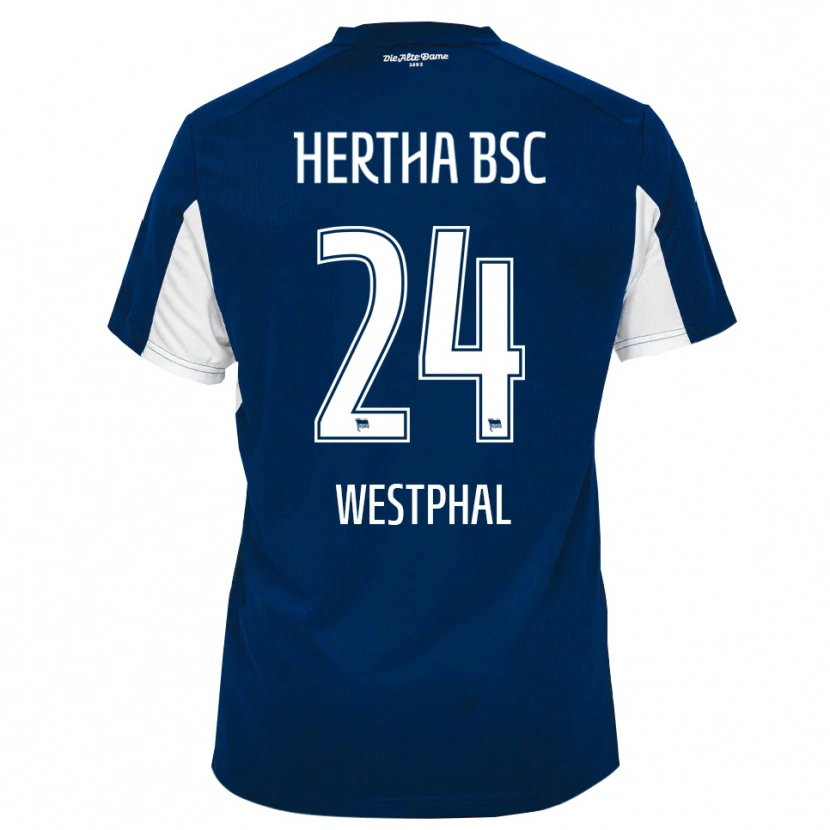 Danxen Men Anouk Westphal #24 White Blue Home Jersey 2025/26 T-Shirt