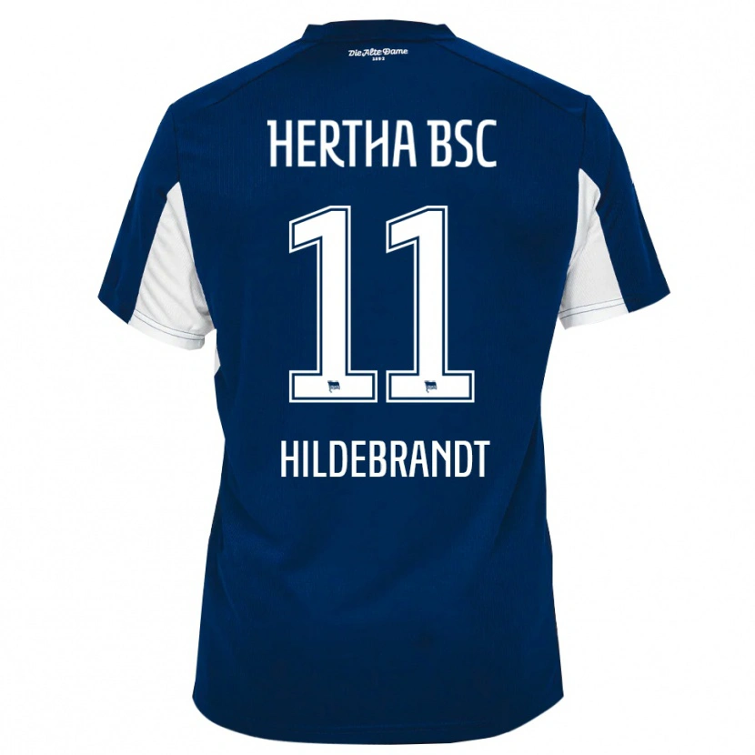 Danxen Men Niklas Hildebrandt #11 White Blue Home Jersey 2025/26 T-Shirt