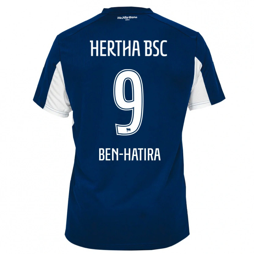 Danxen Men Aslam Ben-Hatira #9 White Blue Home Jersey 2025/26 T-Shirt