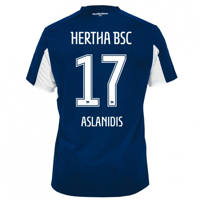 Danxen Men Elijas Aslanidis #17 White Blue Home Jersey 2025/26 T-Shirt
