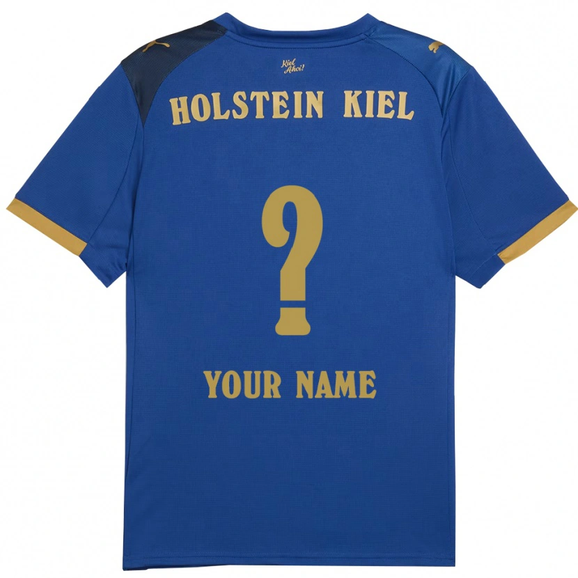 Danxen Men Your Name #0 Blue Gold Home Jersey 2025/26 T-Shirt