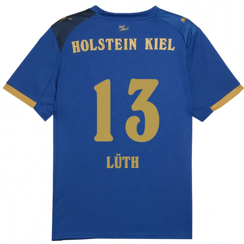Danxen Men Felix Lüth #13 Blue Gold Home Jersey 2025/26 T-Shirt