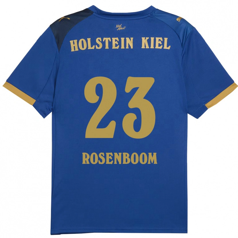 Danxen Men Lasse Rosenboom #23 Blue Gold Home Jersey 2025/26 T-Shirt