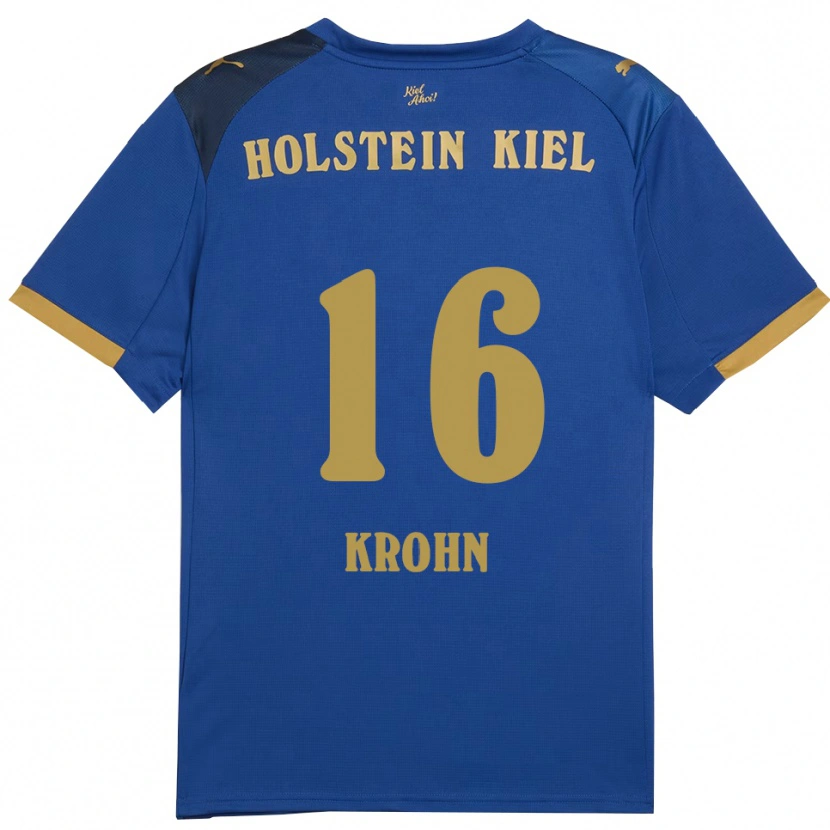 Danxen Men Sandra Krohn #16 Blue Gold Home Jersey 2025/26 T-Shirt