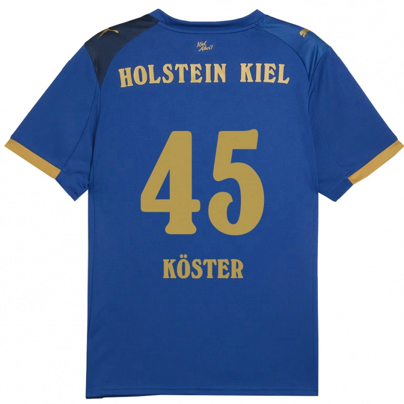 Danxen Men Louis Köster #45 Blue Gold Home Jersey 2025/26 T-Shirt