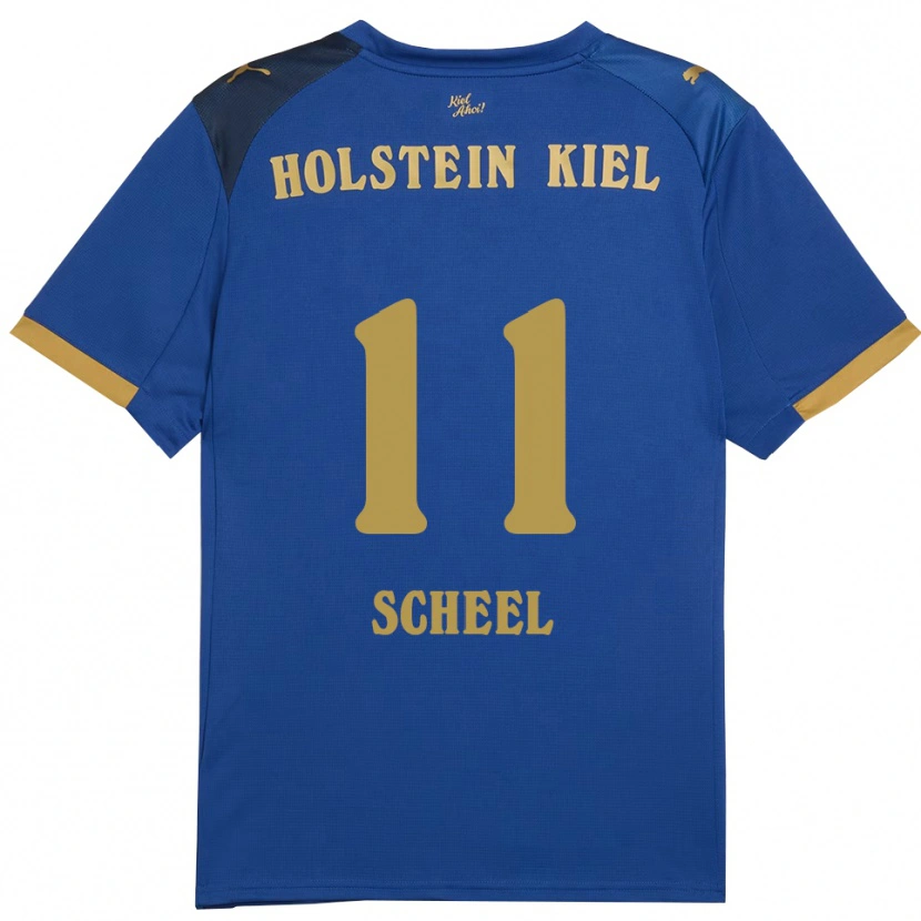 Danxen Men Moritz Scheel #11 Blue Gold Home Jersey 2025/26 T-Shirt