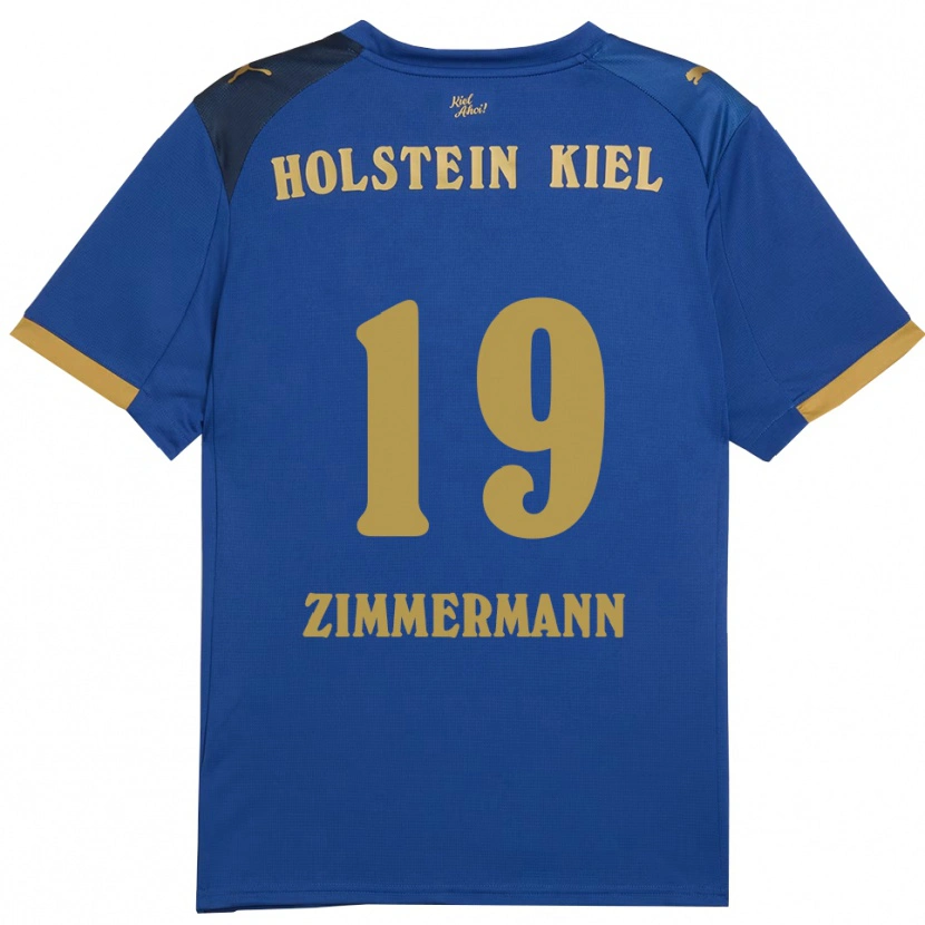 Danxen Men Luiza Zimmermann #19 Blue Gold Home Jersey 2025/26 T-Shirt