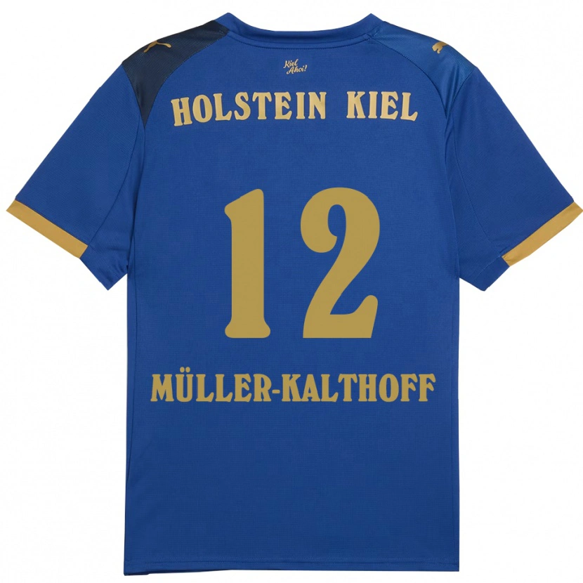 Danxen Men Henrie Müller-Kalthoff #12 Blue Gold Home Jersey 2025/26 T-Shirt