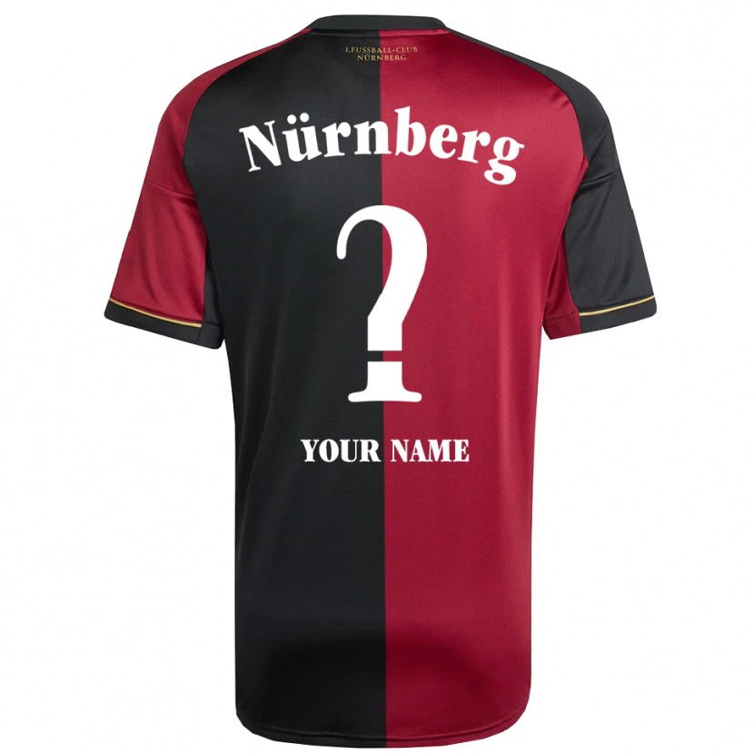 Danxen Men Your Name #0 Burgundy Black Home Jersey 2025/26 T-Shirt