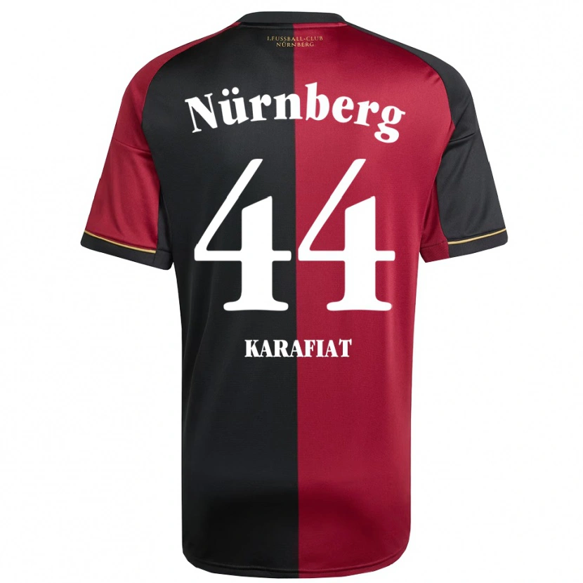 Danxen Men Ondrej Karafiat #44 Burgundy Black Home Jersey 2025/26 T-Shirt