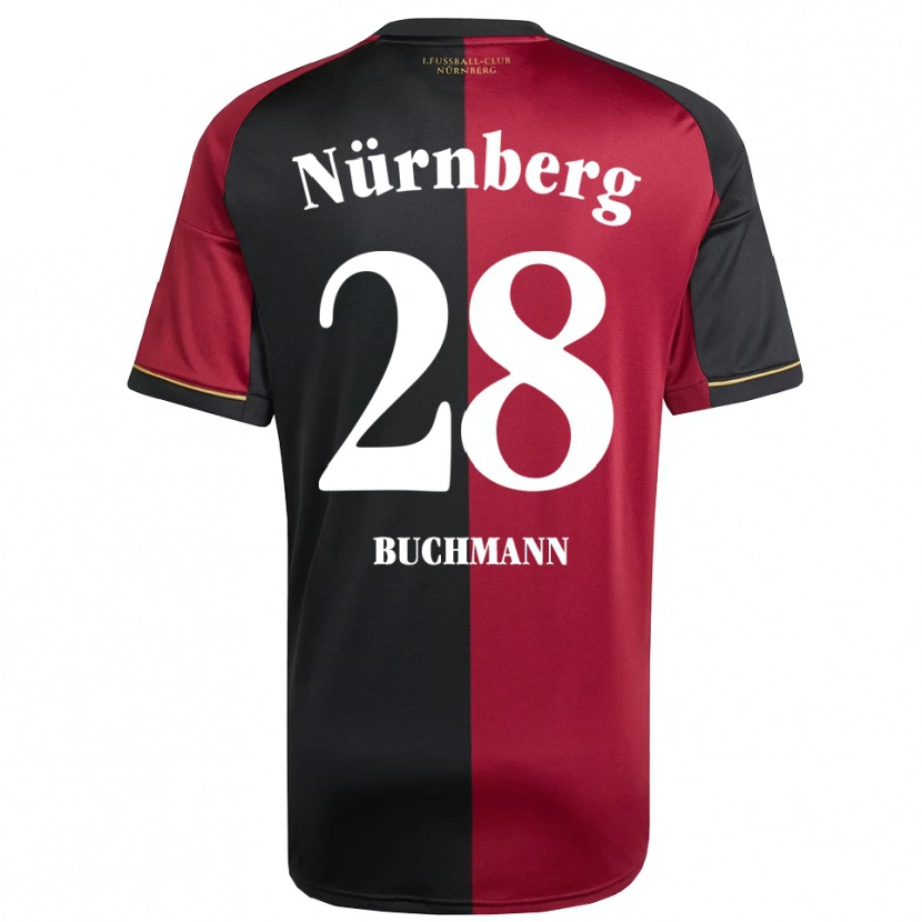 Danxen Men Tarek Buchmann #28 Burgundy Black Home Jersey 2025/26 T-Shirt