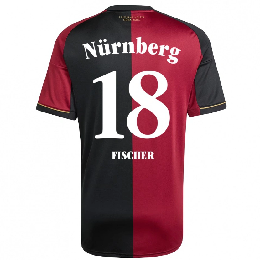 Danxen Men Jonas Fischer #18 Burgundy Black Home Jersey 2025/26 T-Shirt