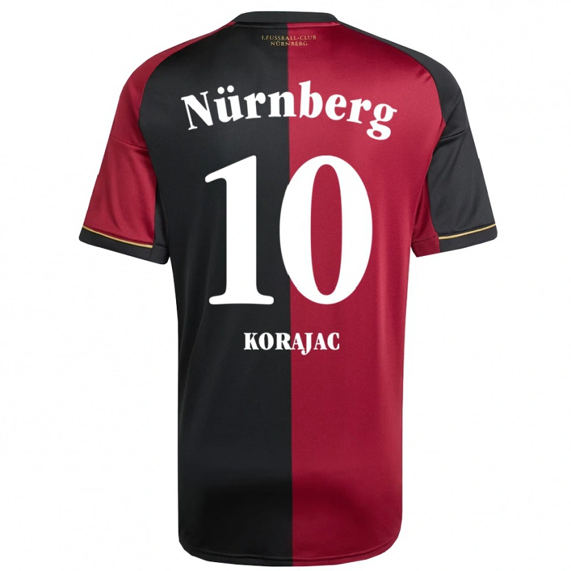 Danxen Men Daris Korajac #10 Burgundy Black Home Jersey 2025/26 T-Shirt