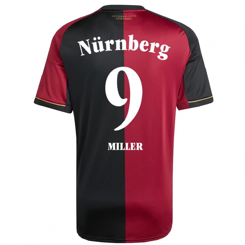 Danxen Men Laura Miller #9 Burgundy Black Home Jersey 2025/26 T-Shirt