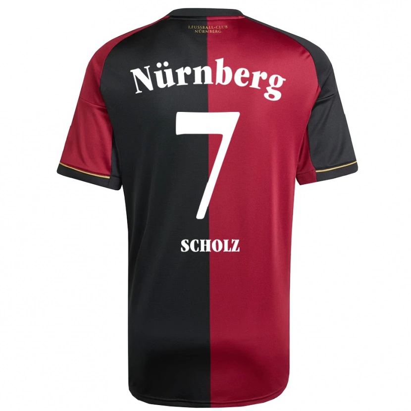 Danxen Men Marina Scholz #7 Burgundy Black Home Jersey 2025/26 T-Shirt