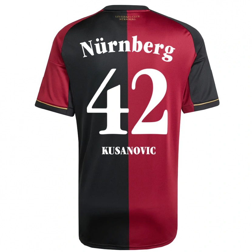 Danxen Men Tino Kusanovic #42 Burgundy Black Home Jersey 2025/26 T-Shirt