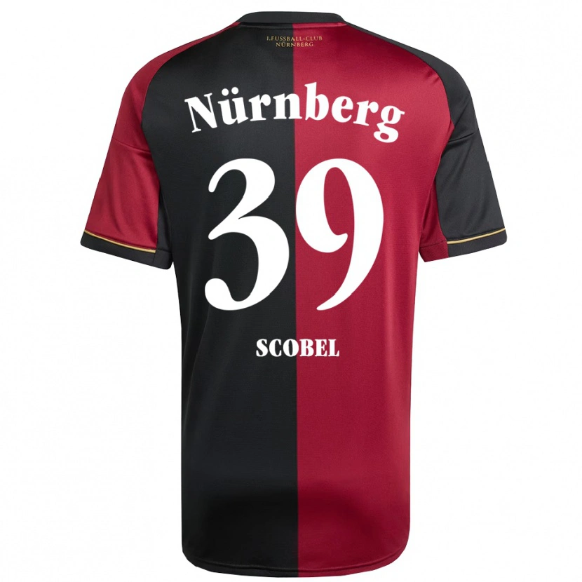 Danxen Men Piet Scobel #39 Burgundy Black Home Jersey 2025/26 T-Shirt