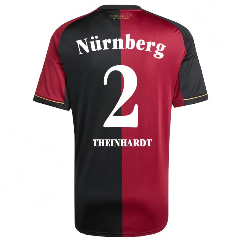 Danxen Men Johannes Theinhardt #2 Burgundy Black Home Jersey 2025/26 T-Shirt