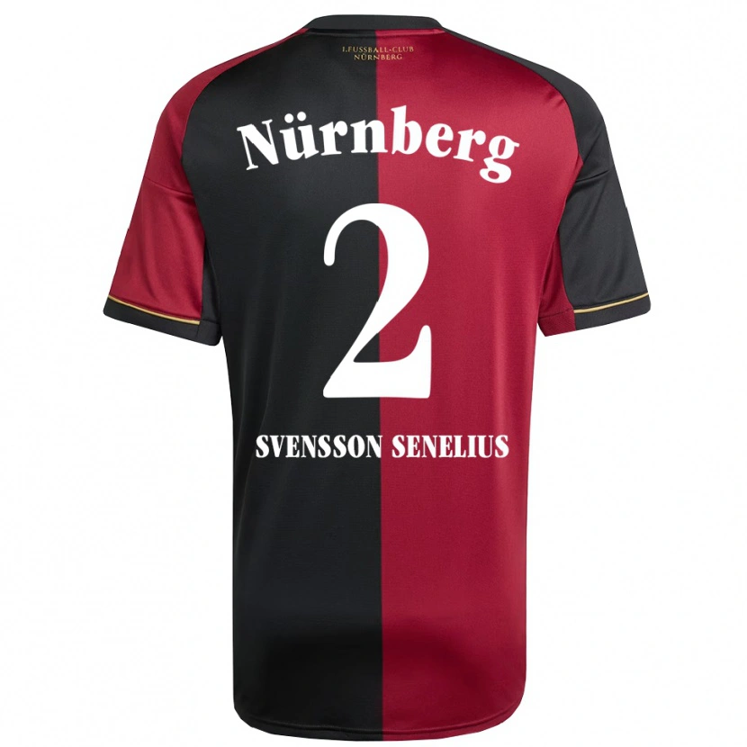 Danxen Men Klara Svensson Senelius #2 Burgundy Black Home Jersey 2025/26 T-Shirt
