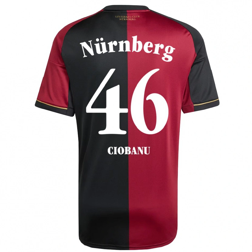 Danxen Men Ion Ciobanu #46 Burgundy Black Home Jersey 2025/26 T-Shirt
