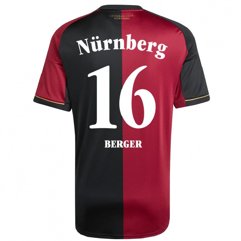 Danxen Men Tim Berger #16 Burgundy Black Home Jersey 2025/26 T-Shirt