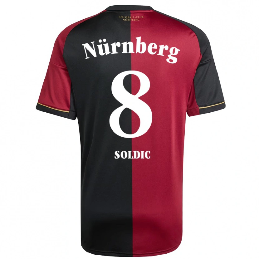 Danxen Men Marko Soldic #8 Burgundy Black Home Jersey 2025/26 T-Shirt