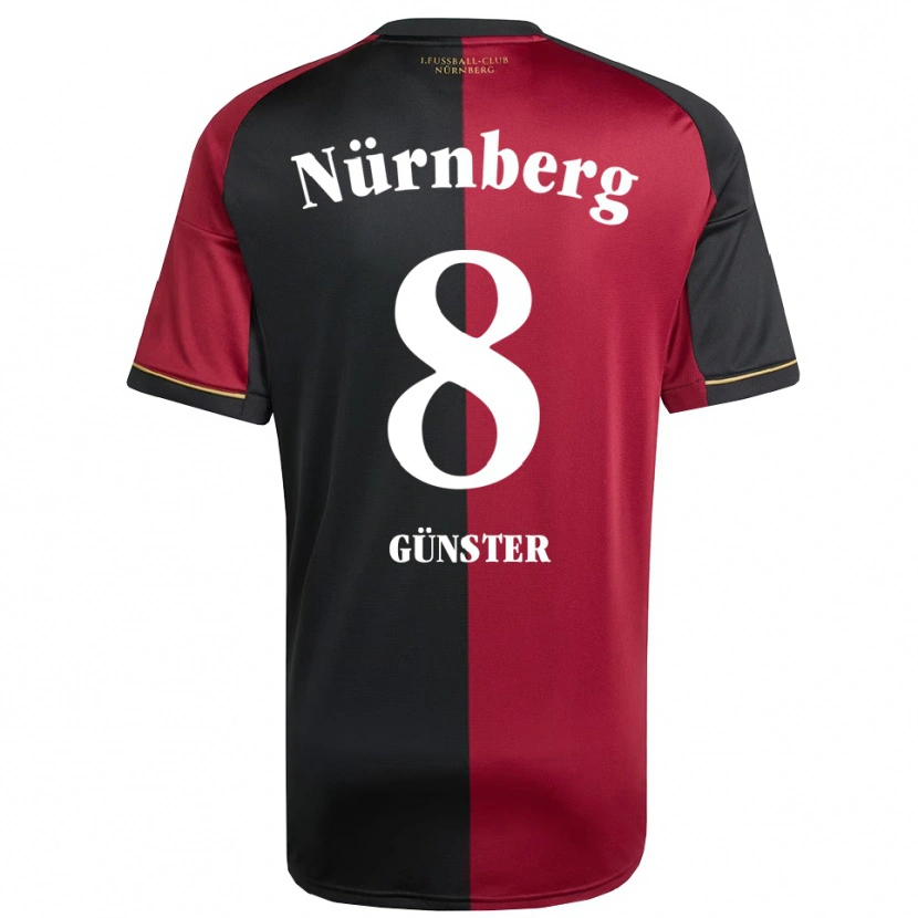 Danxen Men Meret Günster #8 Burgundy Black Home Jersey 2025/26 T-Shirt