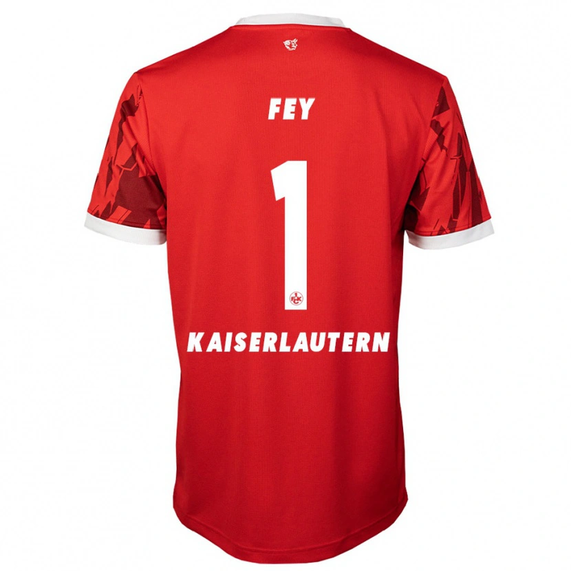 Danxen Men Tyler Fey #1 Red White Home Jersey 2025/26 T-Shirt