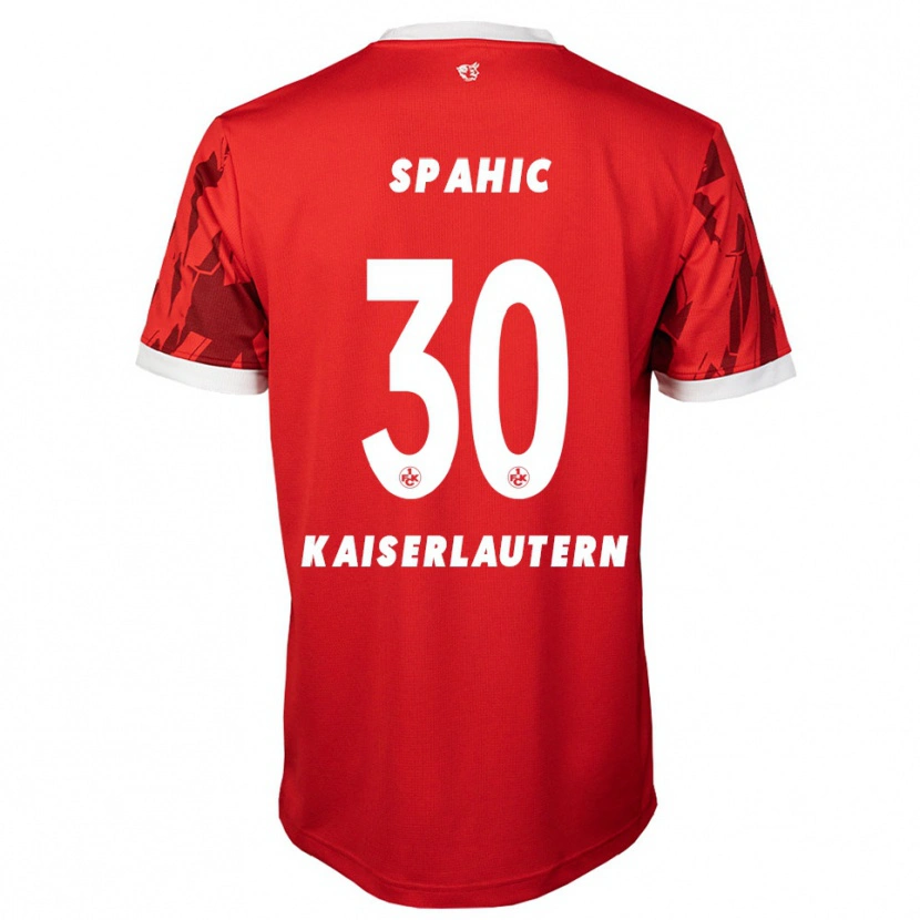 Danxen Men Avdo Spahic #30 Red White Home Jersey 2025/26 T-Shirt