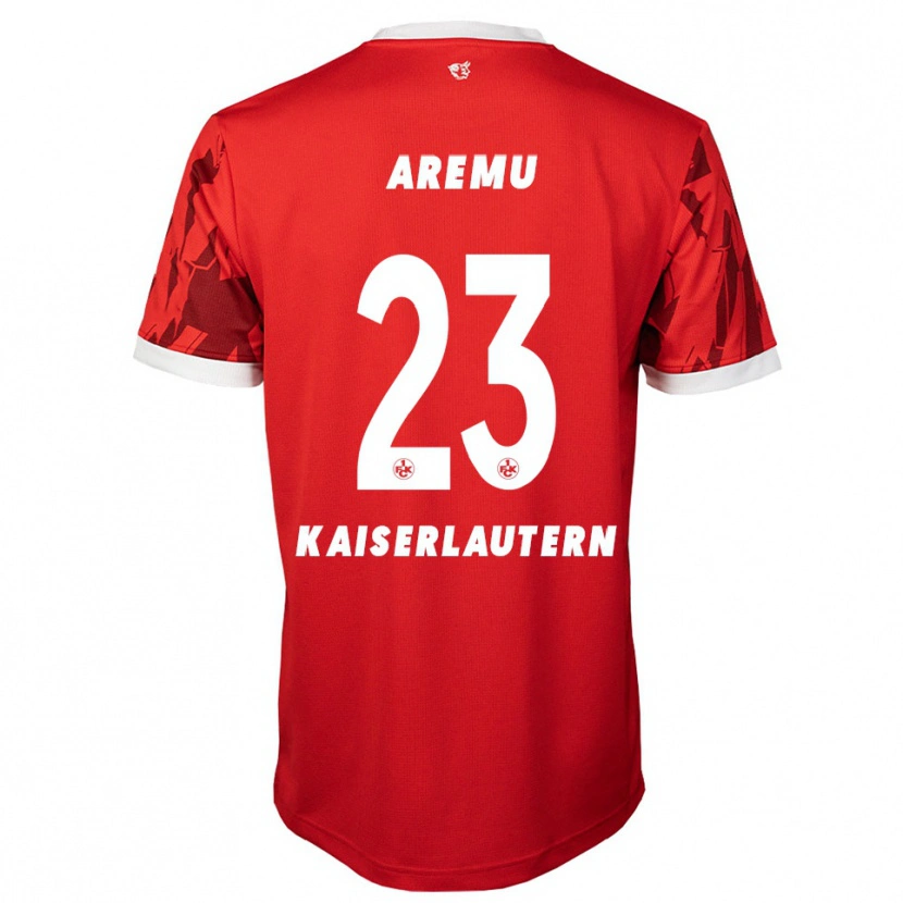 Danxen Men Afeez Aremu #23 Red White Home Jersey 2025/26 T-Shirt